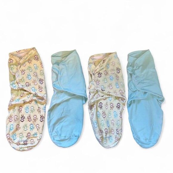 SwaddleMe 4 pack swaddles size small/medium 7-14lbs - Picture 1 of 3